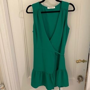 Amanda Uprichard Green Wrap Dress